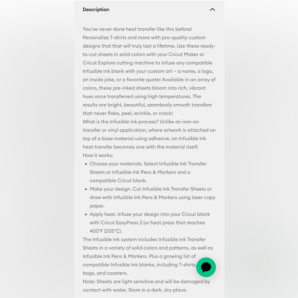 Cricut Infusible Ink - Picture 2 of 4